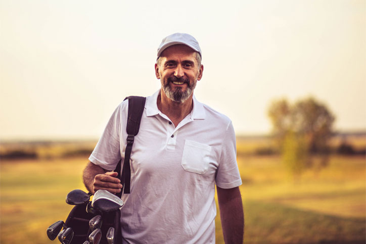 using-your-bodys-stem-cells-michigan Man Playing Golf