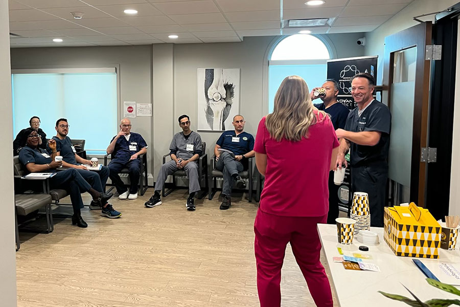 Doctors in waiting room