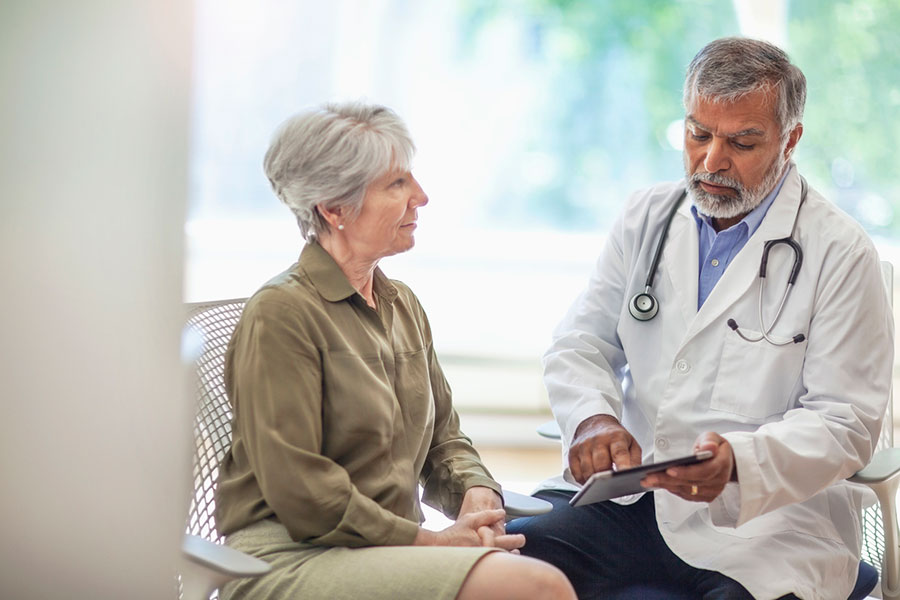 Doctor with Older Female