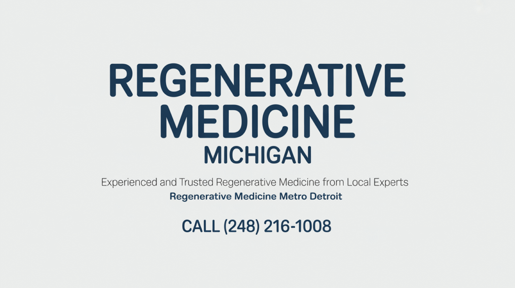 Regenerative Medicine Michigan