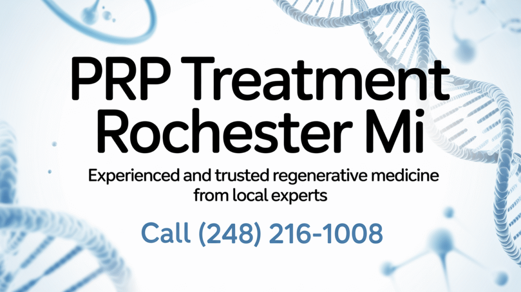 PRP Treatment Rochester MI