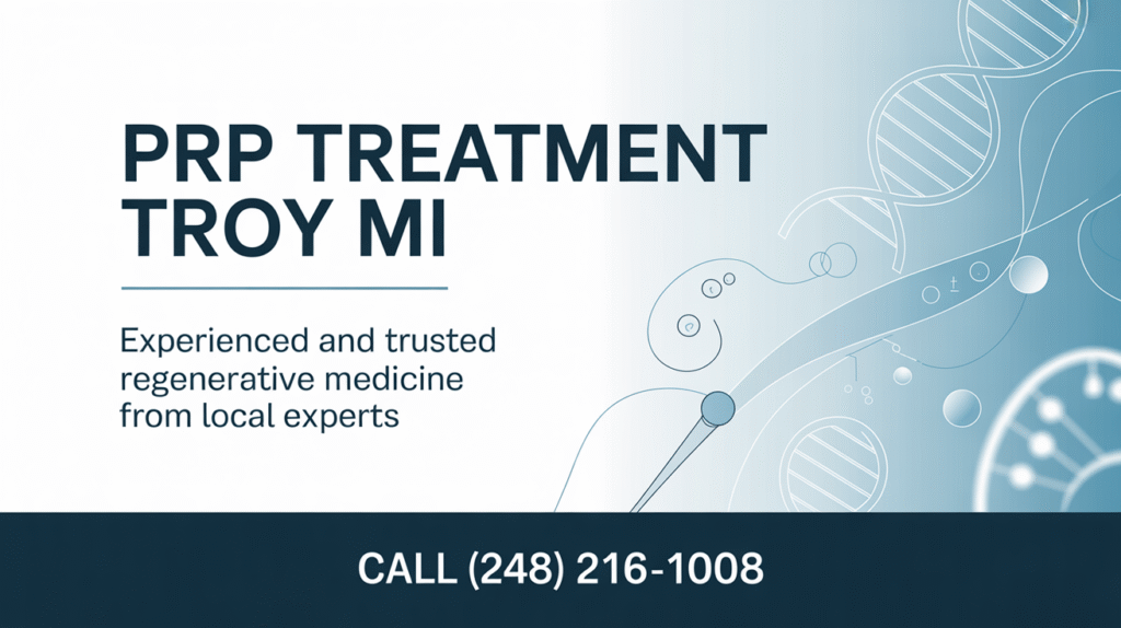 PRP Treatment Troy MI
