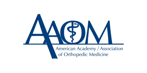 American Academy and Association of Orthopedic Medicine logo